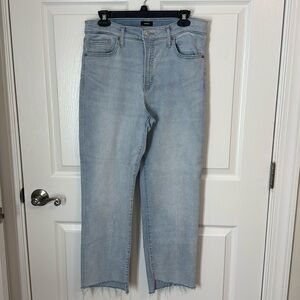 Express straight ankle high rise stretch jeans